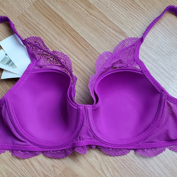 NWT Simone Perele karma spacer convertible underwire bra bougainvillea lace - Picture 11 of 14